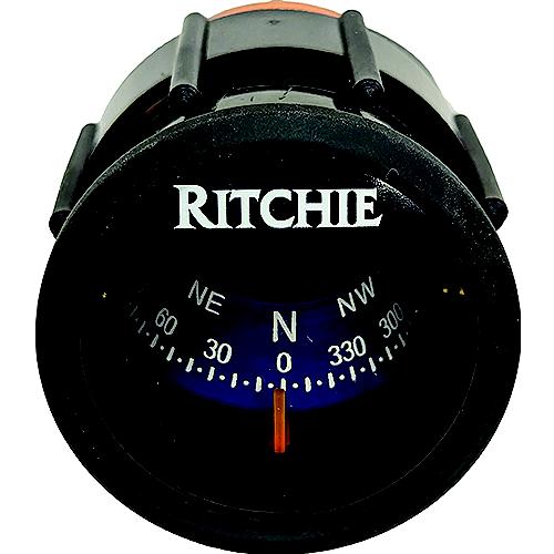 Ritchie X23Bu Sport Dash Mount Compass, Black/Blue Dial - X-23Bu - 128-X23Buf1