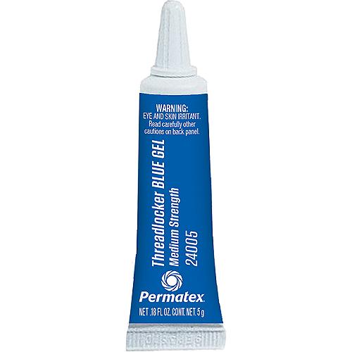 Permatex 24005 Medium Strength Threadlocker Blue Gel, 5 Gr., Blue - 24005 - 180-24005F1