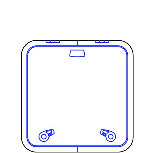 Lewmar Medium Profile Hatch, Size 60 - 39960020 - 239-39960020F1