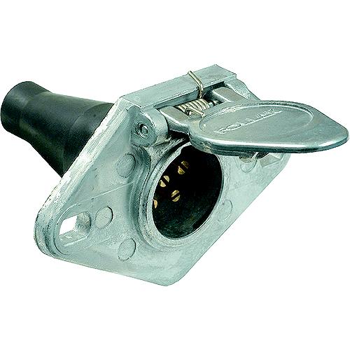 Pollack 6-Way Socket W/Rubber Boot - 11-608Ep - 329-11608Epf1