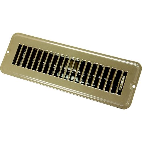 Jr Products Metal Floor Registers, Brown Dampered - 02-28915 - 342-0228915F1
