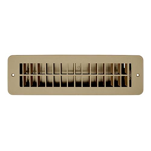 Rv Designer H861 Plastic Floor Register, Dampered, Tan - H861 - 350-H861F1