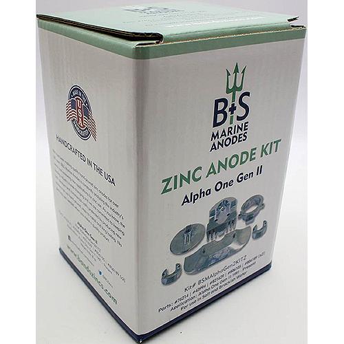 Alpha One Gen Ii Zinc Anode Kit - Bsmalphagen2Kitz - 377-Bsmalphagen2Kitzf1