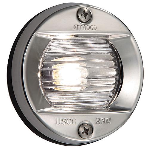 Attwood Flush Mount Transom Light Round - 6356D7 - 23-6356D7F1