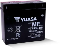 Yuasa Yt19Bls Maintenance Free Battery - Fresh Pack - Yuam6219Bl - 494-Yt19Blsf1