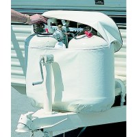 Adco Double Propane Tank Cover, Polar White - 2112 - 104-2112F1