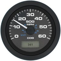Premier Pro Black Domed 80 Mph Gps Speedometer - 781-627-080P - 11-781627080Pf1