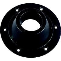 Round Surface Mount Base Only, Black - 013-1119B - 112-0131119Bf1