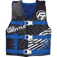 Full Throttle 11220050000222 Nylon Life Vest, Youth, Blue - 11220050000222 - 116-11220050000222 Superseded By: 116-11220050000226F1
