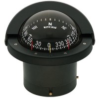 Navigator Compass, Flush Mt., Combi Dial, Black - Fn203 - 128-Fn203F1