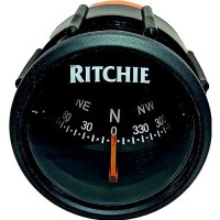 Ritchie X23Bb Sport Dash Mount Compass, Black/Black Dial - X-23Bb - 128-X23Bbf1