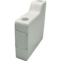 Wise 3010990 Premier Pontoon Furniture Armrest, Right Contour, Platinum - 3010-990 - 144-3010990F1