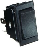 Switch-Rocker 20A 4-Term Black - S221 - 350-S221F1