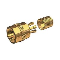 Pl258 Gold Plated Solderless Vhf Radio Connector - Pl-259-Cp-G - 167-Pl259Cpgf1