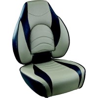 Springfield 10416311 Fish Pro High Back Seat, Blue/Gray - 1041631-1 - 169-10416311F1