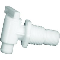 Camco 22243 Dual Size Drain Valve Without Flange 3/8