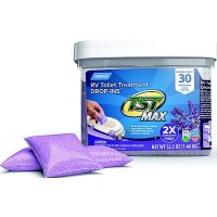 Camco 41553 Tst Max Toilet Treatment Drop-Ins, 30 Pack, Lavender - 41553 - 17-41553F1