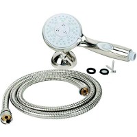 Camco 43747 Premium Rv/Marine Shower Head & Hose Kit, Brushed Nickel - 43747 - 17-43747F1