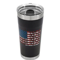 Camco 53065 Us Flag Tumbler, 20 Oz., Charcoal - 53065 - 17-53065F1