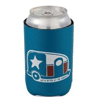Camco 53372 Life Is Better At The Campsite Can Holder, Blue, Texas Flag/Camper - 53372 - 17-53372F1