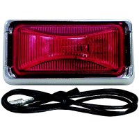 Anderson V203Kr Led Sealed Clearance/ Side Marker Light Assembly W/Black Bracket, Red - V203Kr - 177-V203Krf1