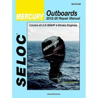 Seloc Marine Manual For Mercury, All 4-Stroke Engines 2.5-350 Hp - 18-01424 - 230-1424 Superseded By: 47-01424F1