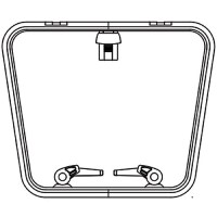 Lewmar Low Profile Rectangular Hatch, Size 65 - 39965030 - 239-39965030F1