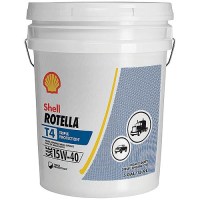Shell 550045128 Rotella® T Triple-Protection® Heavy-Duty Diesel Motor Oil, 15W-40, 5 Gal. - 550045128 - 258-550045128F1