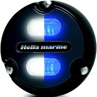 Hella 016145001 Apelo A1 Underwater Light, Charcoal Lens, White/Blue Leds - 16145001 - 265-016145001F1