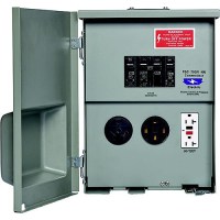 Parallax U075Ctl010 80A 120/240V Outdoor Rv Power Outlet With 20A-1 & 30A-1 & 50A-2 Pole Breaker & Tt-30R & 5-20R1 Gfl & 14-50R Receptacle - U075Ctl010 - 267-U075Ctl010F1