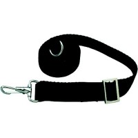 Taylor 11993 Adjustable Tie-Down Strap 6' Long With Stainless Steel Ring On One End And Snap On Other - Black, 2/Pk - 11993 - 32-11993F1