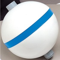 Taylor Sur-Moor T3C Mooring Buoy - White With Blue Reflective Striping - 46375 - 32-46375F1
