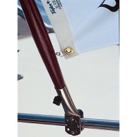 Taylor Stainless Steel Rail Mount Flag Socket Fits 3/4