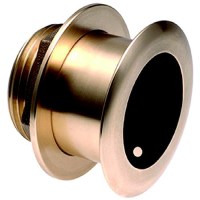 Garmin 0101193722 B175H Bronze 20° Tilted Element Thru-Hull Chirp Transdcuer W/Depth & Temperature - 010-11937-22 - 322-0101193722F1