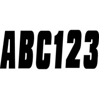 Hardline Series 350 Registration Kit, Solid Color Font (Includes 4 Sets Of 3