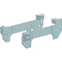 Pullrite 2330 Isr Series 24K Superrail Mounting Kit For 2003-2012 Dodge 2500 & 3500 Pickup Trucks - 2330 - 337-2330F1