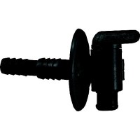 Jr Products 0462415 Dual Barbed Drain Cock, Black - 04-62415 - 342-0462415F1