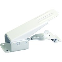 Jr Products 10845 Fold Down Camper Latch & Catch, White - 10845 - 342-10845F1