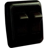 Jr Products Double Rv Rocker Switch Assembly With Bezel - 12145 - 342-12145F1