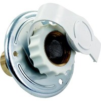 Jr Products 62175 Metal Rv City Water Flange - 62175 - 342-62175F1