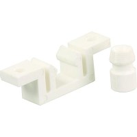Jr Products Closet/Folding Door Latch/Strike, White - 81855 - 342-81855F1
