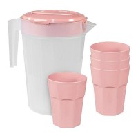 Camp Casual Cc013Rr Pitcher & Tumbler Set, Rustic Red - Cc-013Rr - 342-Cc013Rrf1