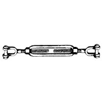 Turnbuckle, Galvanized Jaw & Jaw - 30601 - 343-030601F1