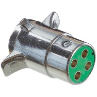 Pollak 4-Way Plug, Chrome Plated - P409 - 350-P409F1