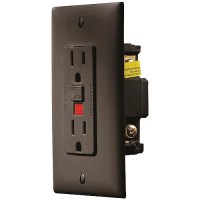 Gfci Outlet-Dual W/Cvr Blk - S807 - 350-S807F1