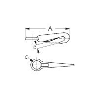 Sea-Dog 1384201 Fast Eye Baby Snap, Bronze 2/Pk - 138420-1 - 354-1384201F1