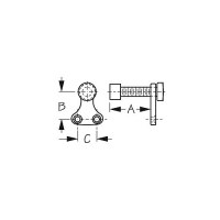 Anti-Rattle Window Fastener - 322210-1 - 354-3222101F1
