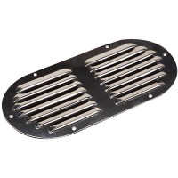 Seadog 3314051 Oval Louvered Vent, Stainless Steel - 331405-1 - 354-3314051F1