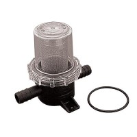 Poly In-Line Strainer, 1/2