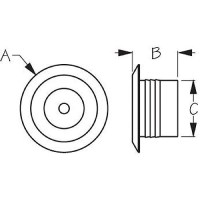 Seadog Led Snap-In Courtesy Light With Aluminum Bezel - 401354-1 - 354-4013541F1